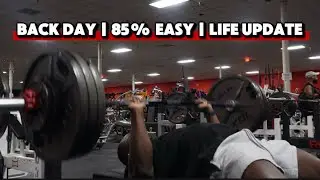 Turbo2Fit | 85% Bench 4x3 Cakewalk | Back Day + Life Update