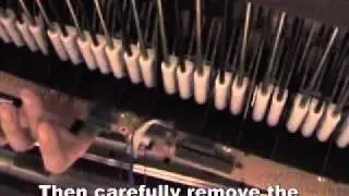 The Simple Repair of a Yamaha Clavinova to reduce Keyboard Noise