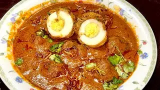 Nargisi kofta recipe | mutton nargisi kofta recipe | egg mutton nargisi kofta recipe | kofta easy 
