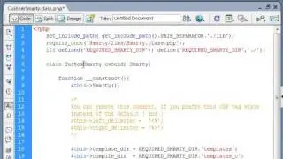 PHP Templating Using Smarty