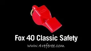 Fox 40 Classic Safety Pealess Whistle