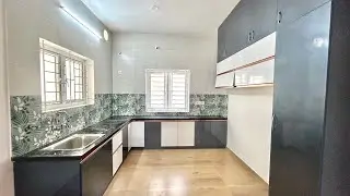 Grey & White Combo Modular Kitchen Design 16x10feet 🔥🔥