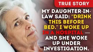 My Daughter-in-Law Said: “Drink This Before Bed.” I Woke Up In A Hospital — And She Woke Up Under