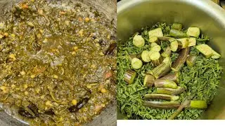 चने की भाजी और बैगन की सब्जी बनाने का सबसे आसान तरीका/chana bhaji begam special