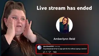 Amber Gets Upset & ABRUPTLY ENDS Livestream