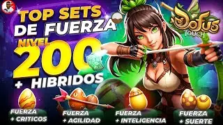 👉 TOP SETS DE FUERZA NIVEL 200 en Dofus Touch | Híbridos potentes para PvM y PvP