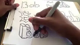 Cool and Easy Ways to Draw your Name - Tutorial