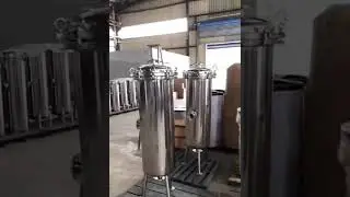 Stainless steel filter pressure vessel