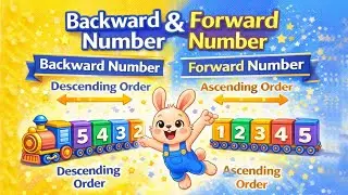 Forward Backward Counting & Ascending Descending | Class 1 Math | Bunny&rsquo;s Learning World