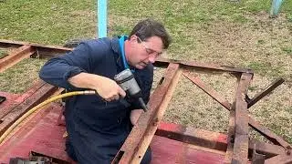 Aluminum Boat Trailer Part 4 Cutting The Frame On The Trailer Or Not ?