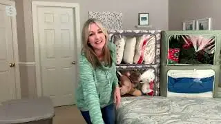 Periea Set of 2 Jumbo Collapsible Storage Boxes on QVC