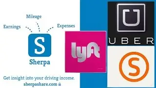 Ride Sharing Sherpashare - Drivers Income - Uber X | Lyft | Sidecar DRIVER ANALYTICS