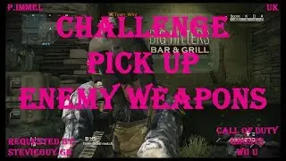 CHALLENGE PICK UP ENEMY WEAPONS - [CoD Ghosts Wii U] WiiMote GP (UK) #1
