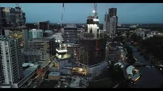 180 George | Construction Site Fly Through Mar 21 | Meriton