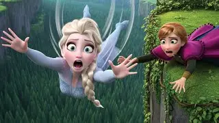 😱🏔ELSA&rsquo;S FINAL FALL 🚫ELSA FALLS FROM THE CLIFF💥💫can anna save her or will her power save the day?🌍