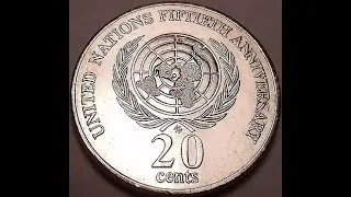 Exploring The 1995 Australian 50th Anniversary Of The #unitednations 20 Cent Coin  #UN #australia