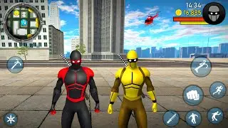 S&uuml;per Kahraman &Ouml;r&uuml;mcek Adam Oyunu - Blue Ninja Superhero Simulator New Update #44 - Android Gameplay