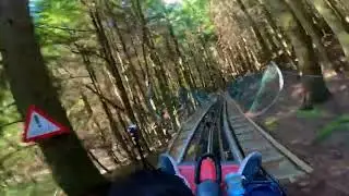 4K Mountain Forest Coaster - Zipline World Wales