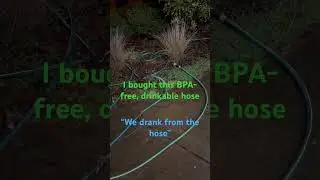 I bought this BPA-free, drinkable hose &ldquo;we drank from the hose&rdquo;