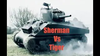 Sherman Tank Vs German Tiger | 3-Minute Battle | The real inspiration for FURY with Brad Pitt