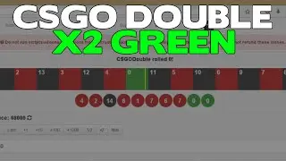 CSGO DOUBLE BETTING - 2X GREEN IN A ROW