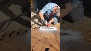 Trying out the new plasma cutter!