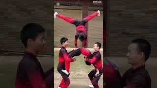 crazy stunts by Chinese boy 😱😱 #part18 #extrememoves #insanemoves #shorts #shortsvideo