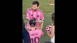 MESSI&rsquo;S KIND GESTURE 👕 #soccer #football #shortvideo #shorts