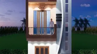30 x 40  Modern House Plan with car parking area 1200sqft house plan  133 gaj house design