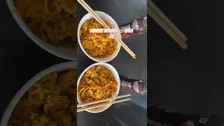 Tackling the Heat: Hot and Spicy Noodles Challenge🔥 #SpicyFood #Noodles #Food #HotAndSpicy