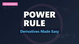 Calculus Power Rule Explained in 2 Minutes | Derivatives for Beginners