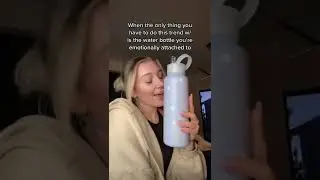 Emotional Support Water Bottle 😅🥰