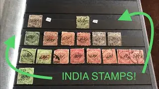 India Stamp Collection! How I Organized All of My India Stamps!