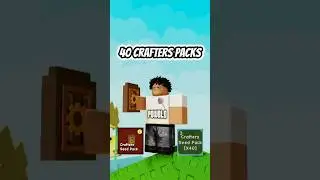 Let&rsquo;s open 40 Crafters Seed Packs ! ⚒️ #growagarden #gardengames #roblox #powblo