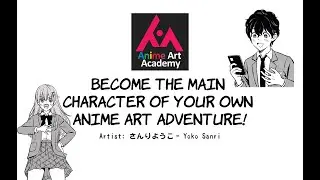 Learn by reading manga! Let's learn all about Anime Art Academy through manga drawn by Yoko Sanri
