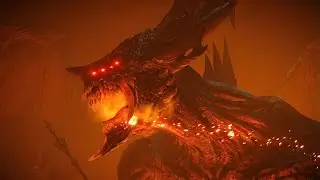 Demon's Souls-Dragon God Boss Fight Gameplay
