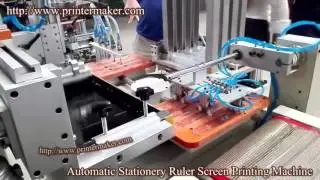 Automatic Stationery Ruler Screen Printing Machine