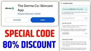 the derma co coupon 500 off || the derma co discount code || 35% off offer