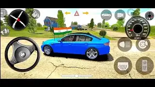 New Azure Bmw Car Gameplay Video 💙🎮 Android Game Gameplay 🎮 Gadi Wala Game 🚘 Indian Car Game 