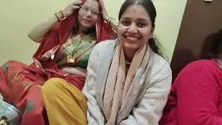 आज मैं सत्यनारायण की कथा में गई