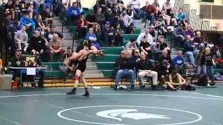 Ryan McMahon of BGAH vs Harrison Stone of Greene 120 lb