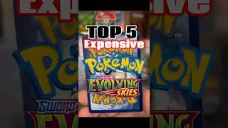 Top 5 Expensive pokemon card evolving skies #pokeab #pokemon #pokemontcg #top5