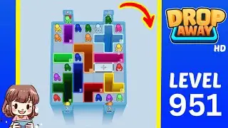 Drop Away Level 951 Solution Walkthrough