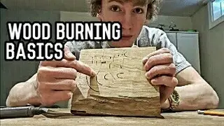 How To Wood Burn Curved Lines
