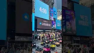 Liquid I.V. Times Square takeover! #NYC #TimesSquare #LiquidIV #shorts