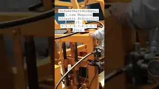 Maquina bloquera o bloquetera Hidraulica.  Somos Fabricantes