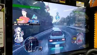 頭文字Ｄ THE ARCADE ＦＤで秋名(雨)下り➡️上り