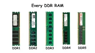 Every DDR RAM Explained In 5 Minutes