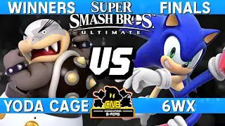 Smash Ultimate Tournament Winners Finals - Yoda Cage (Bowser Jr) vs 6WX (Sonic) - CNB 204