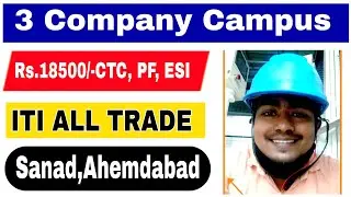 3 Company Campus Placement 2022 | Trainee | Freshers | ITI Pass | November 2022